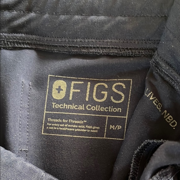 Figs Pants - FIGS Black Technical Collection Scrub Pants